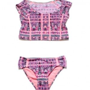 Hula Star • girl’s bikini set • size 6x